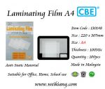 CBE Laminating Film A4